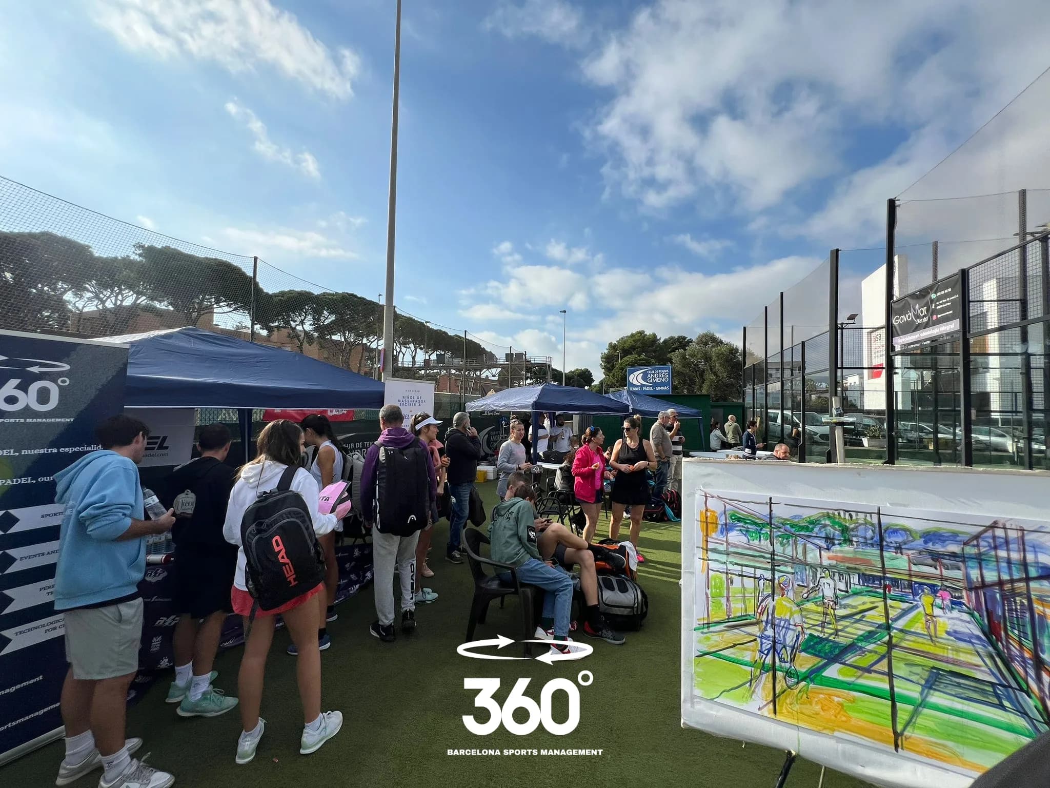 Padelturnier, organisiert von 360